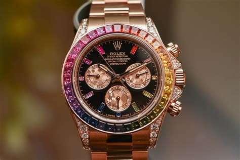 rolex daytona rainbow retail|rolex daytona rainbow cost.